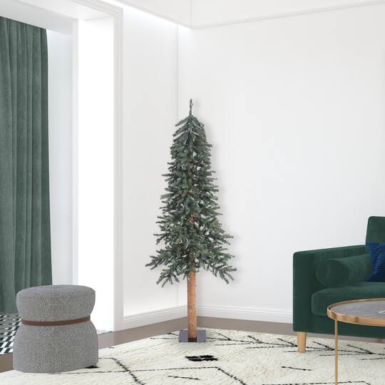 6ft. Unlit Natural Bark Alpine Artificial Christmas Tree